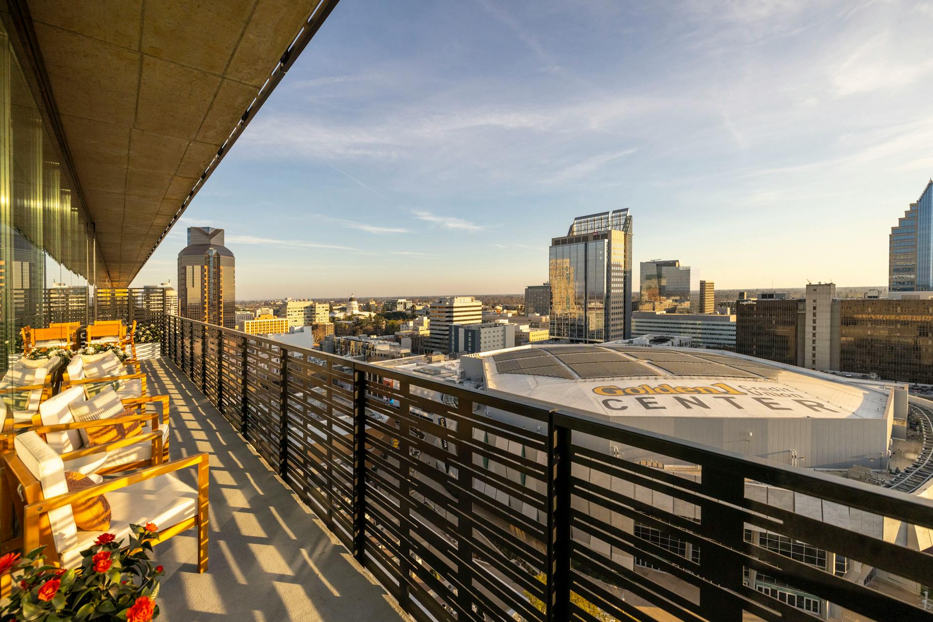 view from kimpton sawyer hotel in sacramento